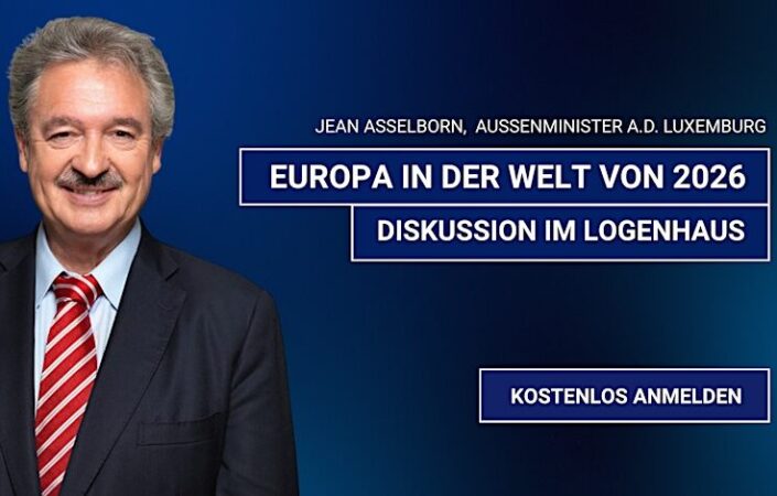 “Europa in der Welt von 2026” – Vortrag von Jean Asselborn